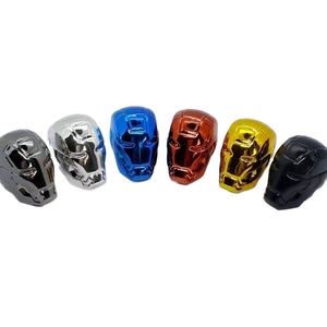 Tapas de Válvula de Neumático de Aleación de Aluminio Estilo Iron Man Hengtu, Tapas Universales Antipolvo para Válvulas de Aire de Coche, Motocicleta y Bicicleta, Accesorios - Product Image 5