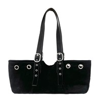 Tas Kain Suede Imitasi Model Baru Retro Vintage, Tas Tote Motif Leopard Stylish, Tas Selempang Wanita dengan Pegangan dan Tali Bahu