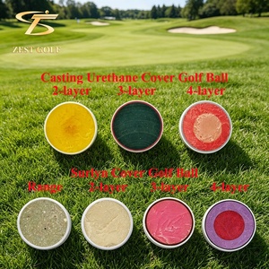 Ballon de <span class=keywords><strong>golf</strong></span> personnalisé par le fabricant, 4 couches d'uréthane coulé, haute performance, proche du modèle <span class=keywords><strong>Pro</strong></span> V1x, logo et emballage personnalisés, pour tournoi - Product Image 3