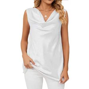 Nouveau Body Sexy Tendance à Col en V, Top Court Ample Scintillant pour Femme - Product Image 6