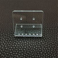 Présentoir à boucles d'oreilles en acrylique transparent pour clous d'oreilles et bijoux