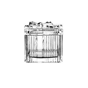 Caja de Joyería de Cristal con Forma de Corazón y Lazo, Estilo Europeo, Relieve Moderno, Vintage, Caja de Almacenamiento Decorativa para el Hogar - Product Image 5