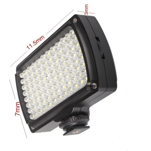 Selling Power Led Studio Flash Lights for DSLR Film Shooting HD 160 LED Video Light on Camera Light HD 160 for Dslr DV Camcorder