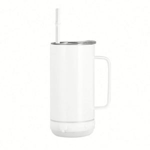 20oz Stainless Steel Vacuum Insulated Sublimation Bluetooth Tumbler Straight Display Speaker Smart Wireless <b>Music</b> Cup Handle - Product Image 6