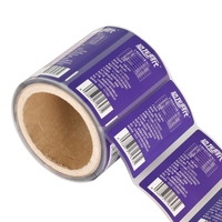 Etiquetas Autoadhesivas de PVC Impermeable con Impresión Flexográfica para Decoración de Botellas de Agua Mineral