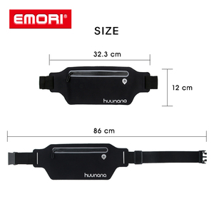 À L'eau <span class=keywords><strong>Lycra</strong></span> Super Mince Près <span class=keywords><strong>du</strong></span> corps Multifonctions En Plein Air Sport Taille Sac En Cours D'exécution Poche pour iPhone - Product Image 3