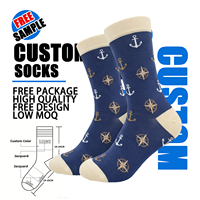 Chaussettes d'été en coton jacquard tricoté sur mesure, chaussettes unisexes colorées et amusantes, chaussettes pour hommes en gros