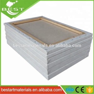 24*30cm 280g <span class=keywords><strong>de</strong></span> algodón arte lienzo en blanco <span class=keywords><strong>pinturas</strong></span> con profundo 25mm x ancho 38mm pino barras <span class=keywords><strong>de</strong></span> madera - Product Image 5