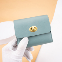 Dompet Kulit PU Wanita Modern Wabi-Sabi |   Penutup Kunci Minimalis + Penyimpanan yang Dapat Diperluas |   Sutra Promosi dengan Logo yang Dapat Disesuaikan