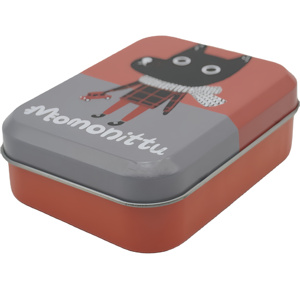 OEM Tùy Chỉnh Thiết Kế Động Vật In Kim Loại Hộp Hộp Túi Với Bản Lề Top Bìa Nhiều Màu <span class=keywords><strong>Mini</strong></span> Xách Tay Hộp Chơi Thẻ Hộp Cho Trẻ Em - Product Image 2