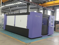 Máquina de Corte Láser de Fibra Totalmente Cerrada con Mesa de Intercambio, Máquina de Corte de Chapa Metálica CNC de 1500W 3000W 6000W para Acero Inoxidable y CS