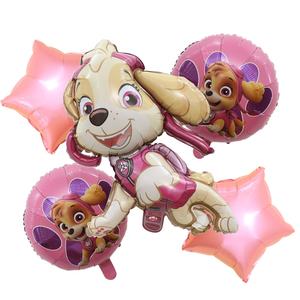 Lot <span class=keywords><strong>de</strong></span> 5 ballons en aluminium motif <span class=keywords><strong>Pat</strong></span>'<span class=keywords><strong>Patrouille</strong></span> pour fête d'anniversaire, jouet pour enfants - Product Image 4