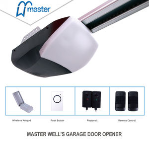 Porte de garage sectionnelle automatique de luxe moderne Master Well pour garage double, sécurisée et commerciale - Product Image 4