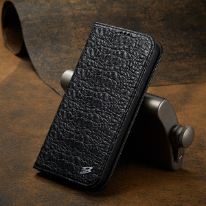 Étui à rabat en cuir véritable pour <span class=keywords><strong>iPhone</strong></span> 16E 16 16 Pro, pour <span class=keywords><strong>iPhone</strong></span> 14/15 Promax Real Skin case Bag - Product Image 6