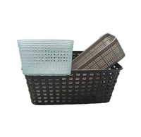 Panier en plastique creux moulé par injection, léger, pour rangement domestique, forme et taille personnalisables, idéal pour le stockage des fruits