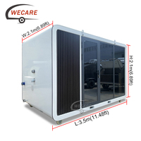 Maison préfabriquée de luxe Wecare sur roues, maison capsule modulaire de 20 pieds, maison mobile, conteneur habitable avec salle de bain et cuisine