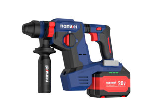Nuevo <span class=keywords><strong>Taladro</strong></span> <span class=keywords><strong>Percutor</strong></span> Inalámbrico Nanwei 2J con Batería de Litio, 4800BPM, Martillo Rotatorio para Bricolaje y Construcción - Product Image 2
