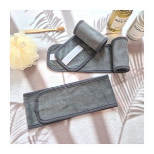 [BANDE DE CHEVEUX AZALEA] Bandeau nettoyant visage en microfibre tactile (Polyester 80% Polyamide 20%) 68cm X 10cm Durable pour un nettoyage et un toilettage faciles - Product Image 1