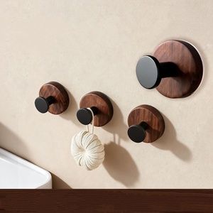 <span class=keywords><strong>Porte</strong></span>-<span class=keywords><strong>manteau</strong></span> mural écologique en bois de noyer noir, style nordique minimaliste, avec crochets à <span class=keywords><strong>ventouse</strong></span> pour cuisine et <span class=keywords><strong>salle</strong></span> de <span class=keywords><strong>bain</strong></span> - Product Image 1