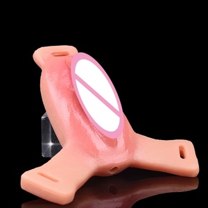 FAAK Vibrador con Forma de Vagina, Estimulador de Fricción, Simulador de Coño Realista, Juguetes Sexuales para Lesbianas - Product Image 5