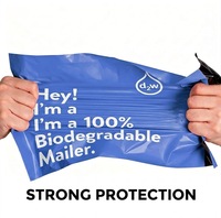 Sacs d'expédition en polyéthylène biodégradable et recyclable de 2 mil avec logo personnalisé pour l'expédition e-commerce