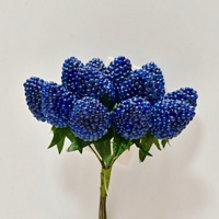 Hoogwaardige kunstmatige blauwe bessen fruitdecoratie voor Pasen, Thanksgiving, Kerstmis - milieuvriendelijk plastic