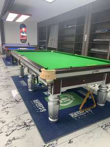Table de billard américaine moderne de luxe à 9 boules avec pieds en bois massif Plateau ardoise Coussins en caoutchouc durable pour piscine chinoise à <span class=keywords><strong>8</strong></span> boules - Product Image 3