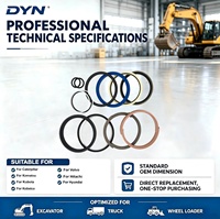 Kit de joints de bras de flèche et kit de réparation de cylindre DYN 31Y1-15880 31Y1-15885 pour pièces d'excavatrice Hyundai R210LC-7 R210LC-9 R215-9