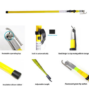 グラスファイバー電気拡張可能な高電圧操作ロッド三角形伸縮式ホットスティック - Product Image 2