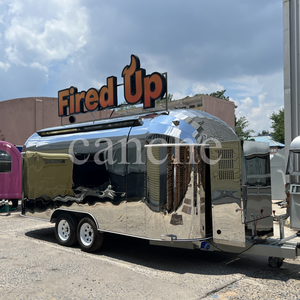 Fully Equipped Concession Food Trailer Mobile <b>Camping</b> Travel Dining Car Beautiful Appearance - Product Image 1