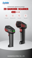 Escáner de código de barras de mano 2D Syble recién llegado, escáner de código de barras QR con cable Android