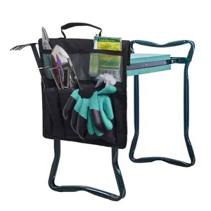 Custom bags Portable Outdoor Tool Side Bag Pockets Pouch for Garden Bench Garden Kneeler Stools Gardening