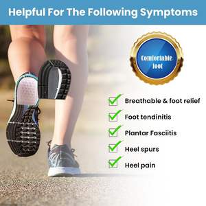 Bonnets à talon, bonnets à talon robustes pour la fasciite plantaire, la douleur au talon, l'éperon osseux et le traitement du tendon d'Achille et l'absorption des chocs - Product Image 2