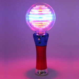 Magic Rotating Flashing LED Plastic Pentagram Spherical Spinning <b>Wand</b> Toy for Boys Girls Fun <b>Glow</b> Party Favor - Product Image 2