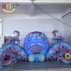 Túnel Inflable de Pulpo con Degradado Azul y Morado Personalizado para Parques Acuáticos y Decoración de Fiestas Temáticas Subacuáticas - Product Image 4
