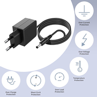 GAN Câble électrique 5V 2A Chargeur mural 3A pour appareils iPhone Type-C OCP/OVP/OTP Protégé DC pour ordinateur portable et téléphone portable