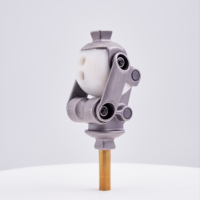 Prothèse de jambe prothétique d'articulation du genou à quatre axes pliable en acier inoxydable avec fonction de physiothérapie