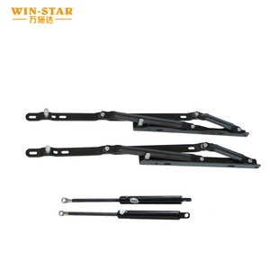 WINSTAR Aufbewahrung möbel Scharnier Metall Schwarz Klapp sofa Hebe mechanismus für Bett beschläge - Product Image 3