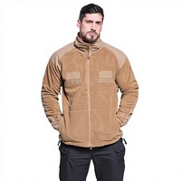 Veste polaire épaisse unisexe pour homme, style sportif, avec doublure en polyester color block, pour le sport en plein air en hiver, chaude et confortable