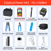 Kit de raccordement à froid pour fibre optique, soudeuse par fusion, chargeur/alimentation par batterie, puissancemètre optique, cisaille, dénudeur, modèle S70, garantie un an