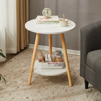 Vente en gros de meubles de salon nordiques modernes et délicats Offre Spéciale de chevet en bois Mdf Mini table d'appoint