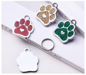 Animal Cat Dog Paw Chunk <b>Charms</b> Pendants Glitter Footprint DIY Jewelry Making Necklace Bracelet - Product Image 6