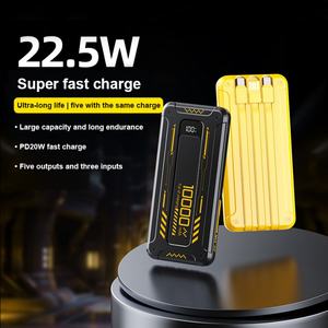 Batterie externe portable de haute qualité 22,5 W à charge ultra-rapide 10000 mAh avec écran LED, étanche et compatible Type C - Product Image 2