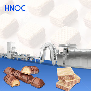 Machine automatique HNOC pour la fabrication de gaufrettes en forme de boule de chocolat, machine de production de biscuits gaufrettes plates, <span class=keywords><strong>prix</strong></span> - Product Image 1