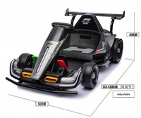 Simulateur de course de karting pour enfants, avec fonction drift, console de jeu automobile, longueur réglable pour la conduite