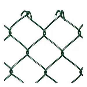 3 Mm Draad 60 Mm Gat Grootte Keten Link Mesh Fencing Groene Kleur