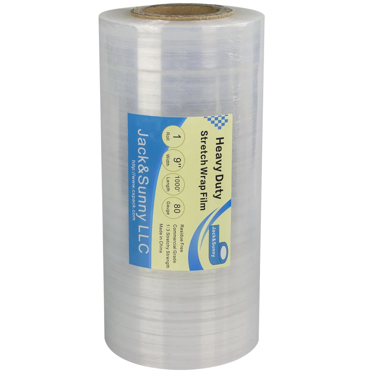 Lldpe pellicola di plastica trasparente rolls stretch wrap