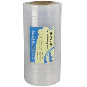 Lldpe Transparante Plastic Film Rolls Stretch Wrap