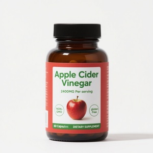 Complément alimentaire naturel OEM : Capsules de vinaigre de cidre de pomme 100 % pur en poudre pour la gestion du poids - Product Image 1