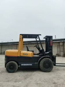 Carretilla elevadora TCM 5 T usada, mástil de 2 etapas de 5 toneladas, motor diésel, bajas horas, altura de elevación de 3000mm, bien cuidada, lista para trabajar - Product Image 4